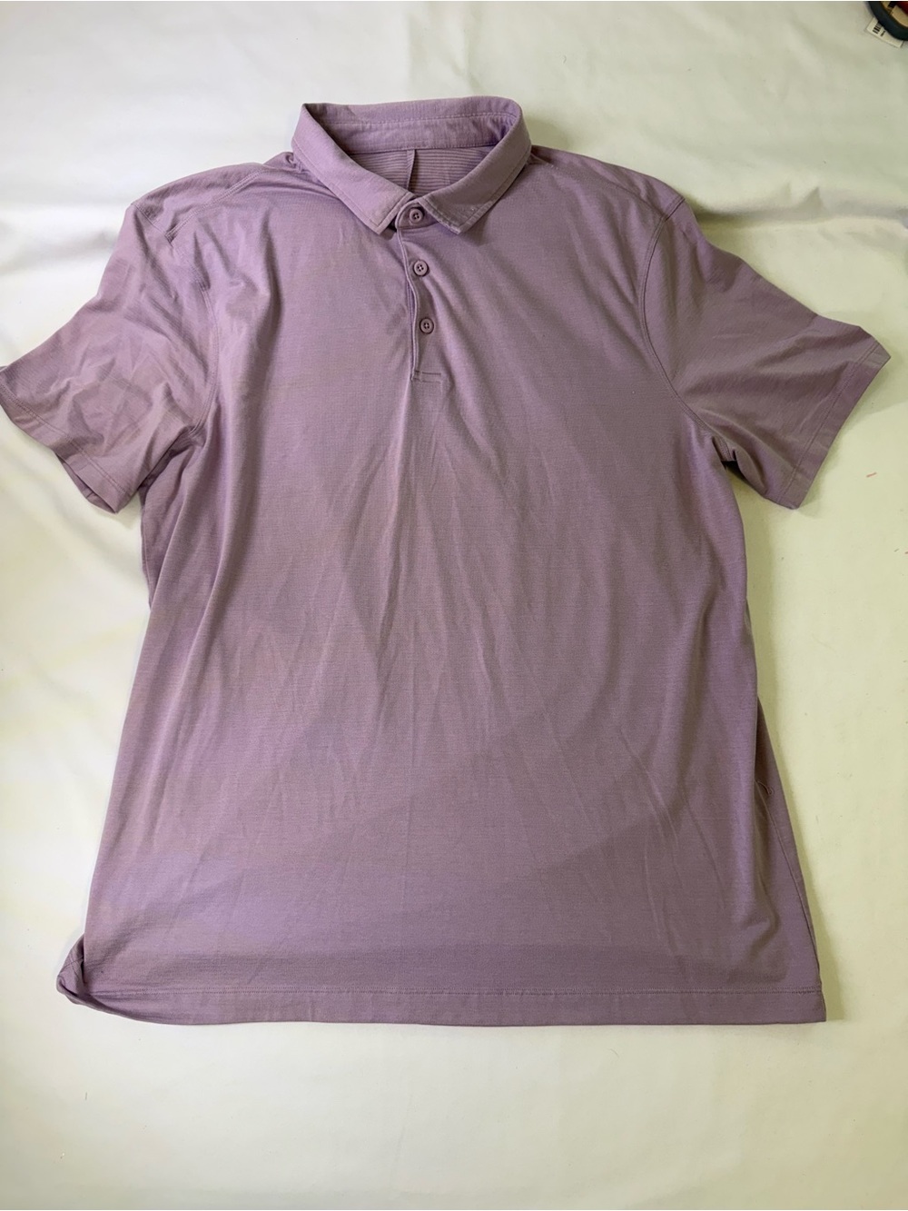 lululemon athletica Men's Lavender Polo - Short Sleeve
